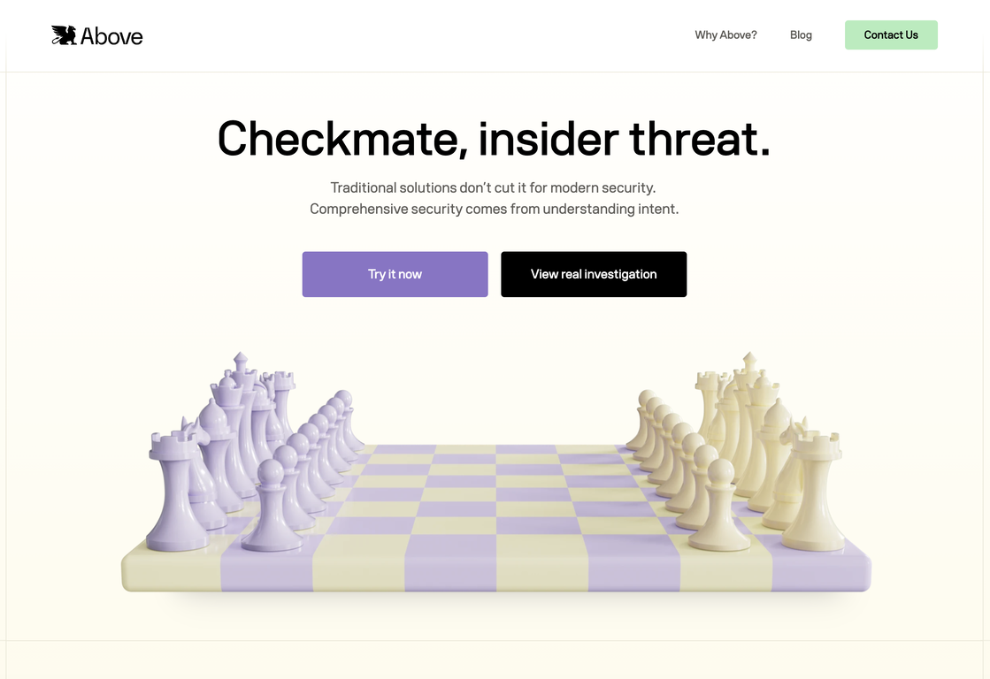 Above Security website