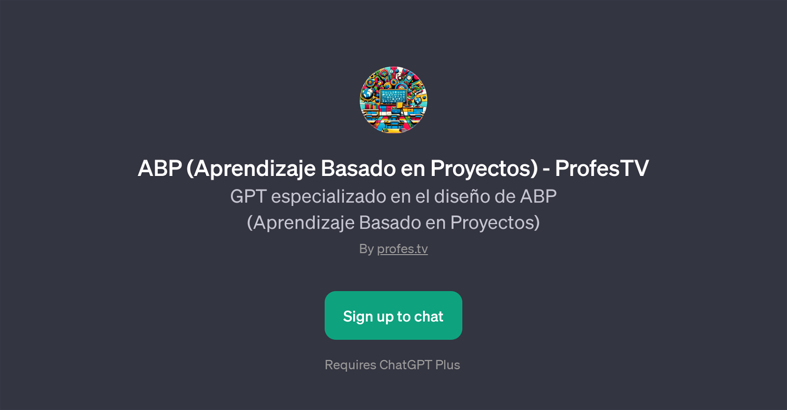 ABP (Aprendizaje Basado en Proyectos) - ProfesTV website
