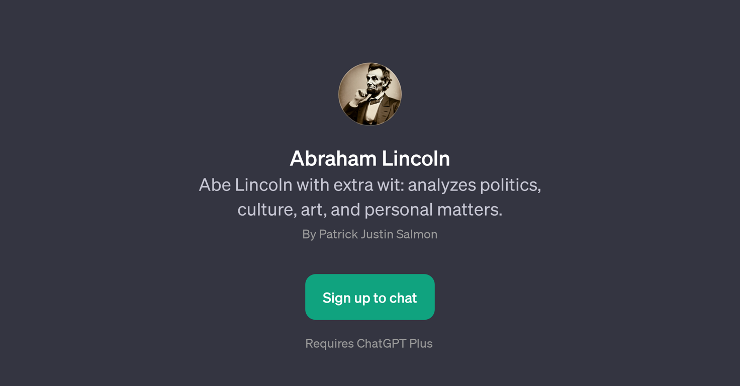 Abraham Lincoln GPT website