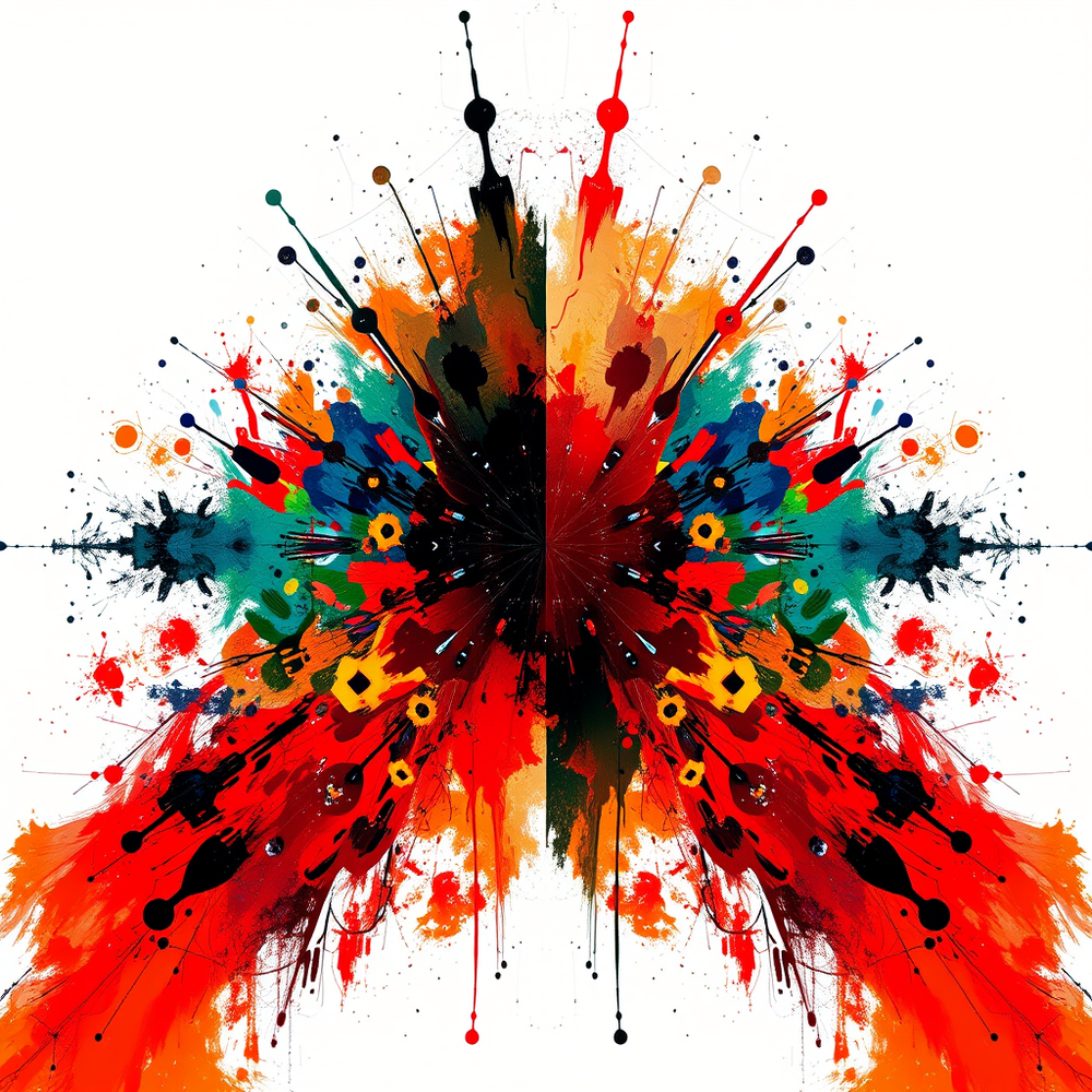 Abstract art creator website