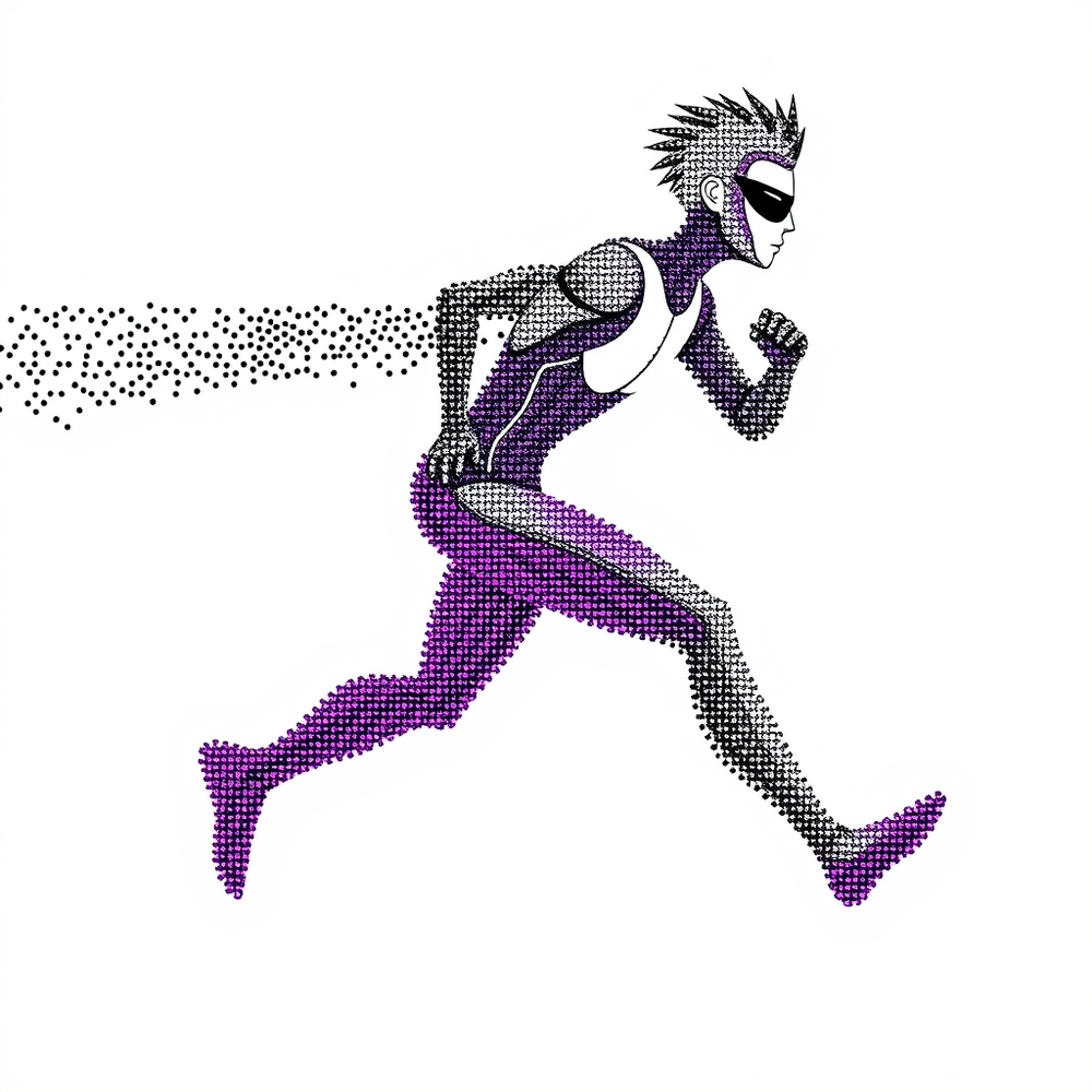 Abstract Motion: Speckled Runner in High Speed website