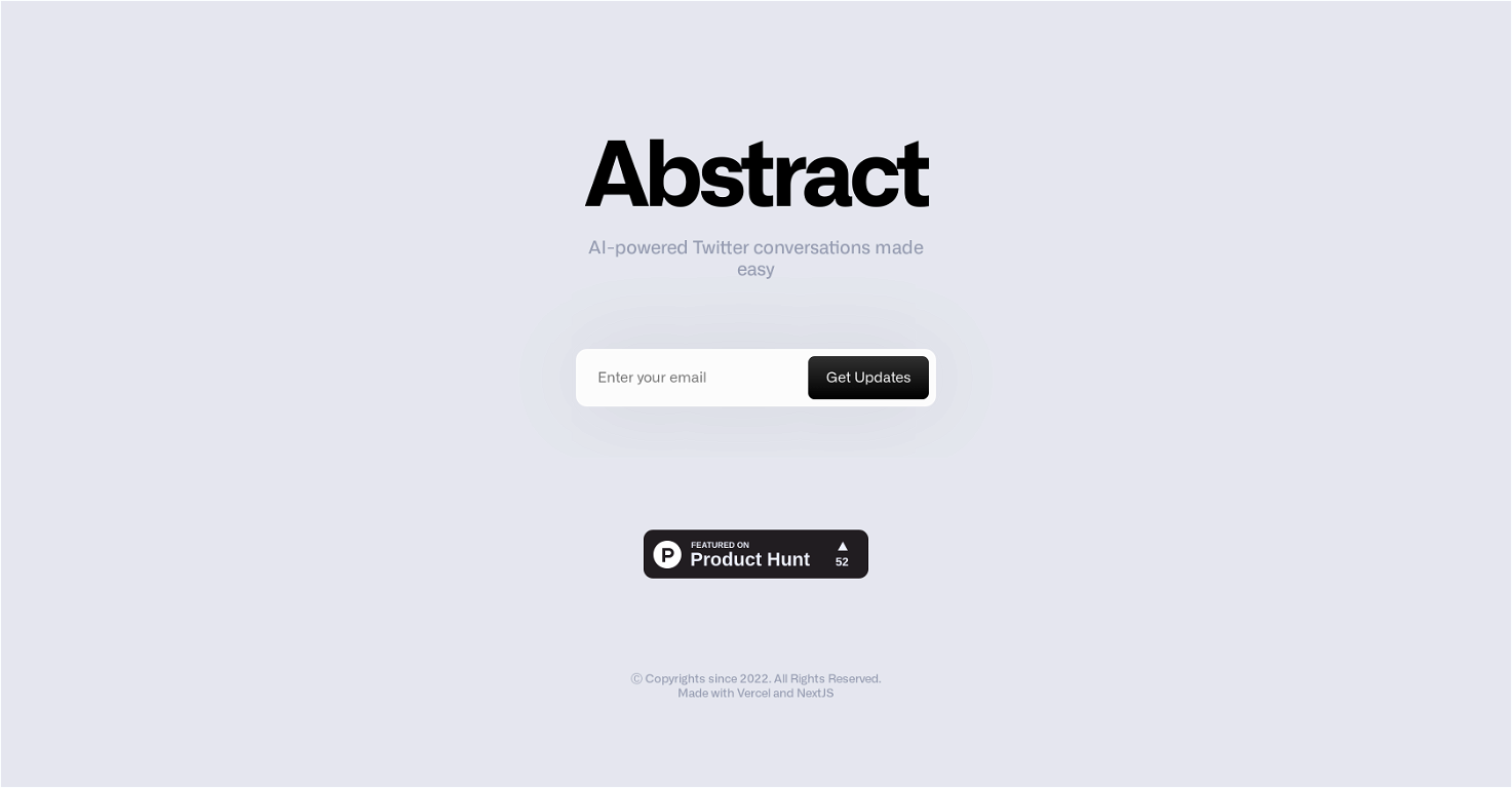 Abstract website
