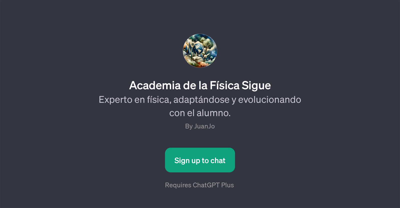 Academia de la Fsica Sigue website