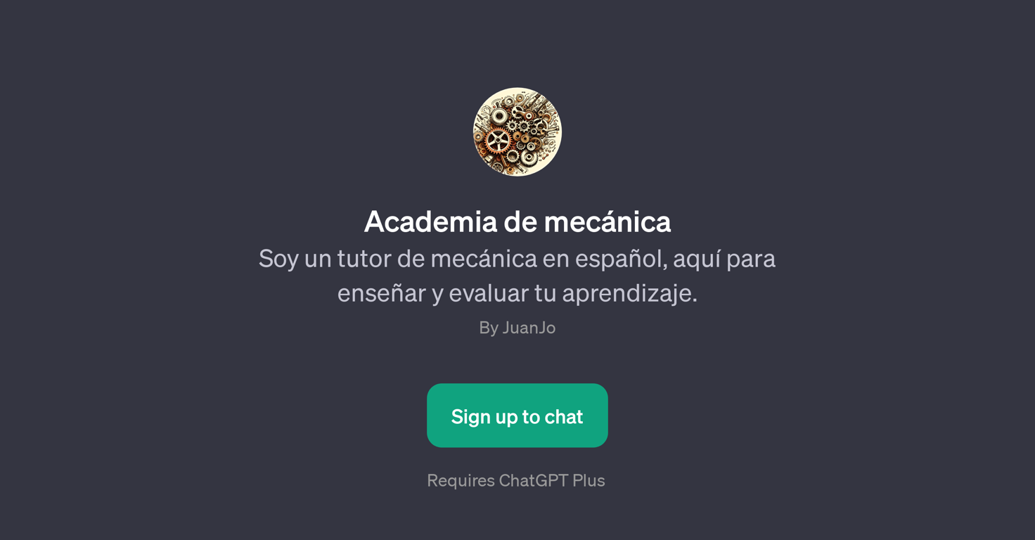 Academia de mecnica website