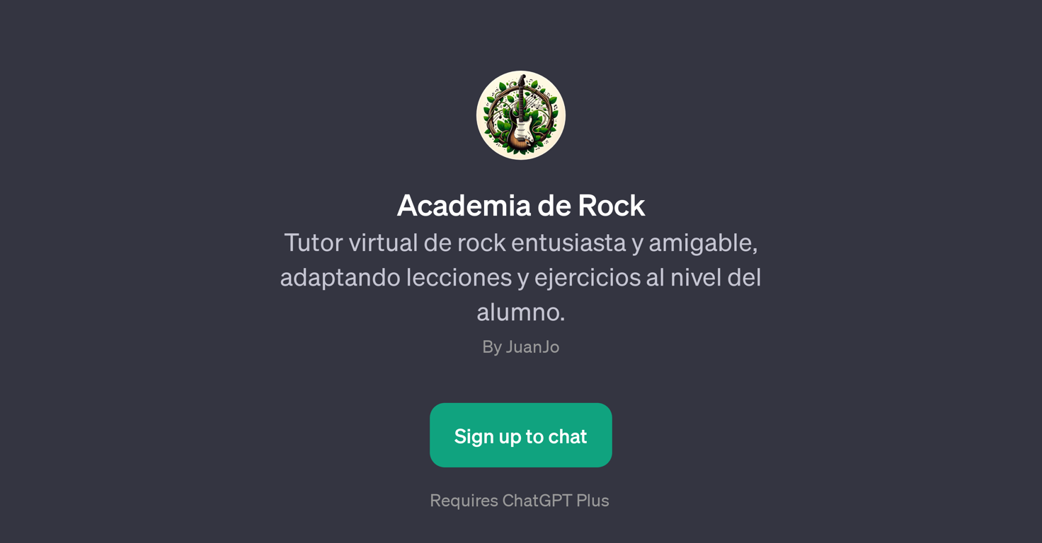 Academia de Rock website