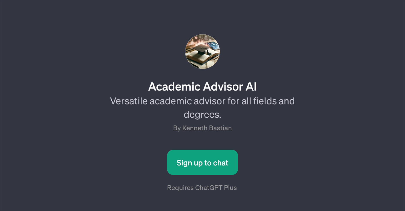 Academic Advisor AI website