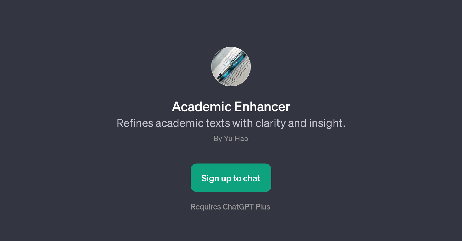 Academic Enhancer website