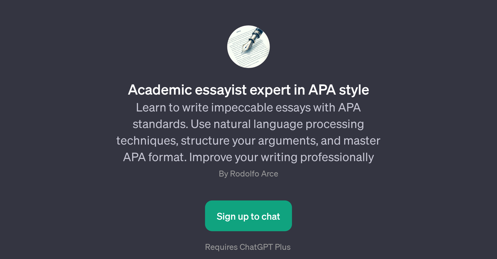Academic Essayist Expert in APA Style website