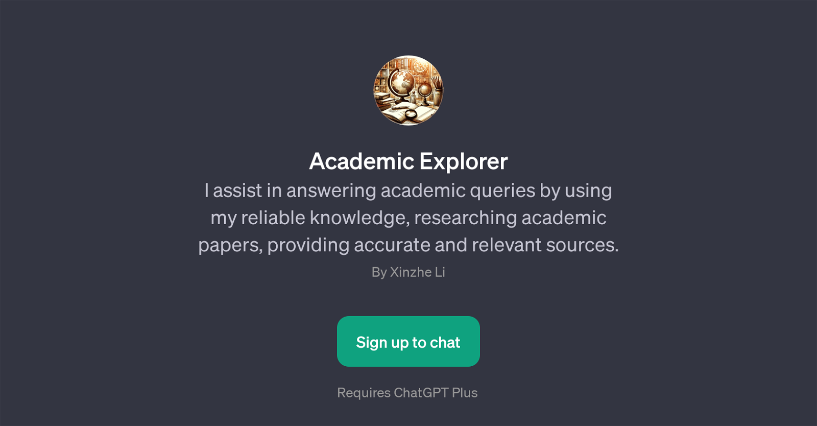 Academic Explorer website