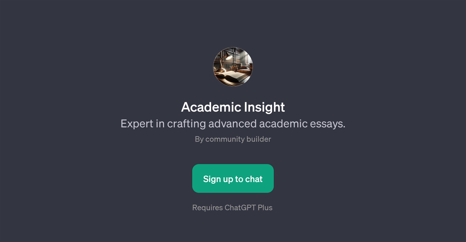 Academic Insight website