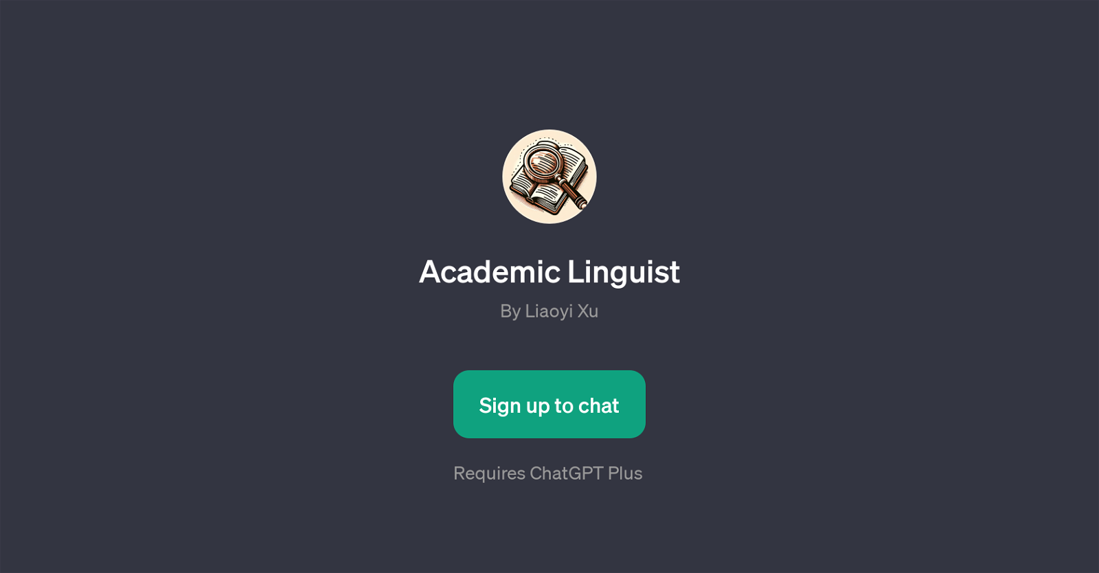 Academic Linguist website