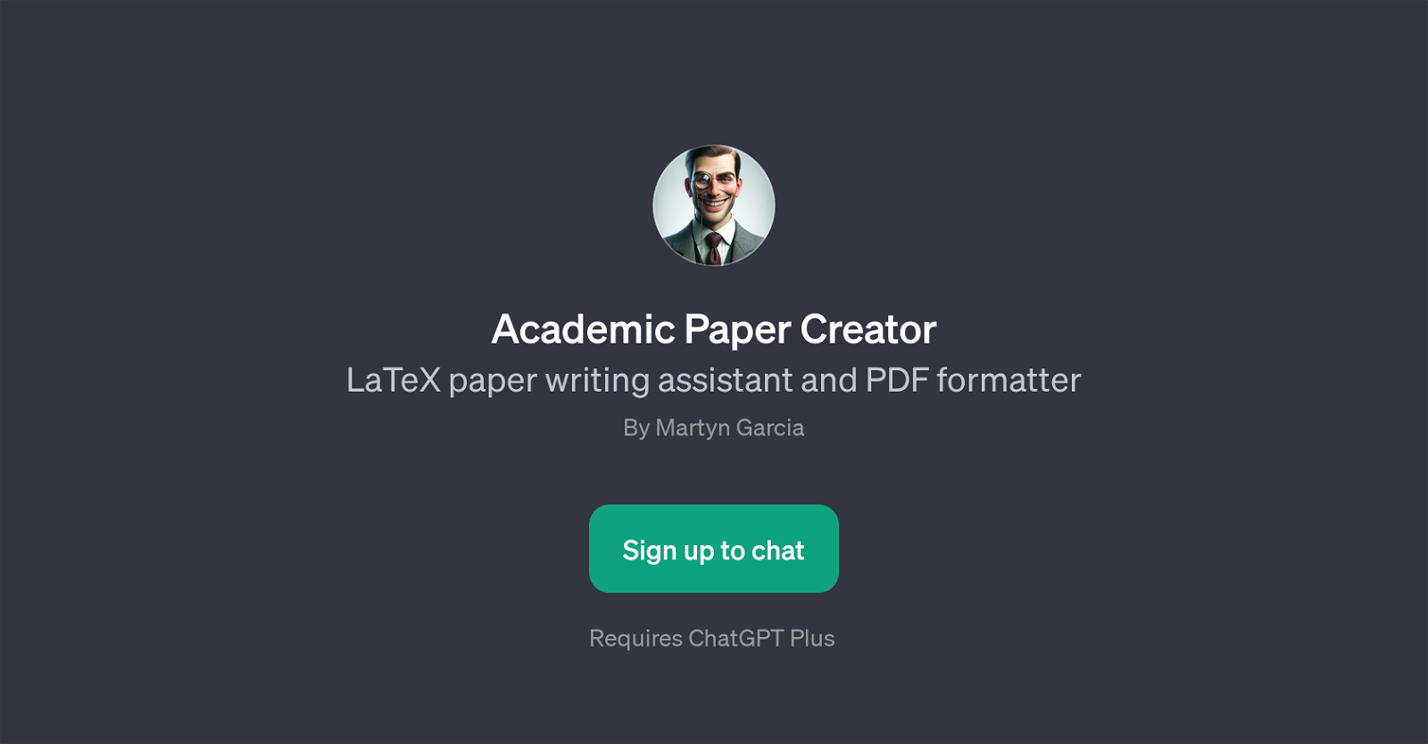 Academic Paper Creator website