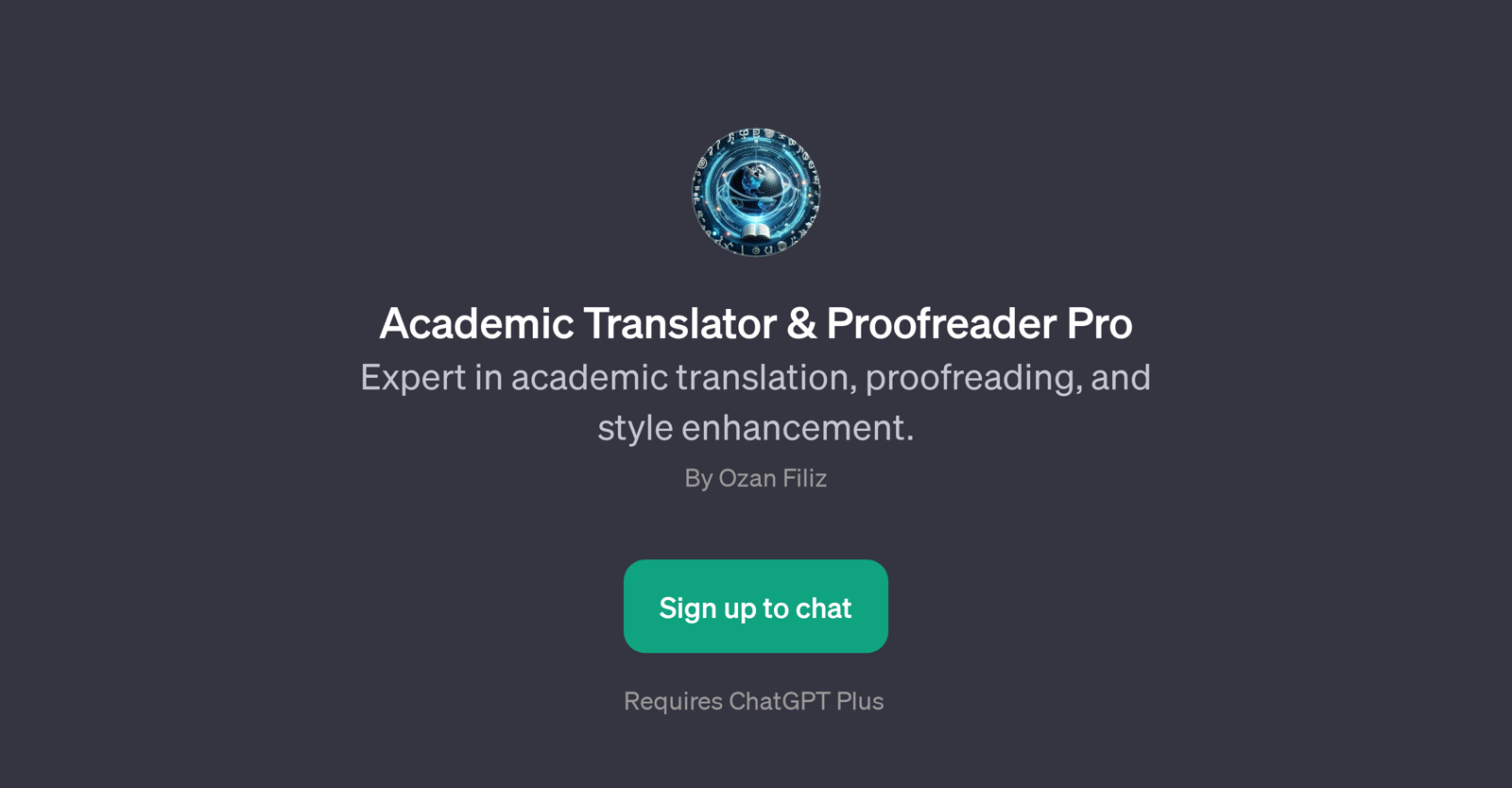 Academic Translator & Proofreader Pro website