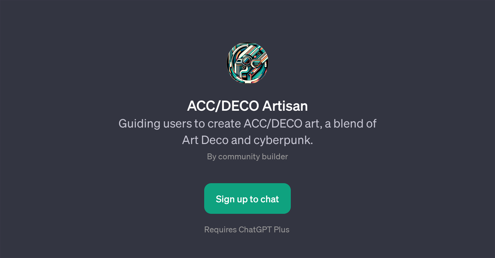 ACC/DECO Artisan website