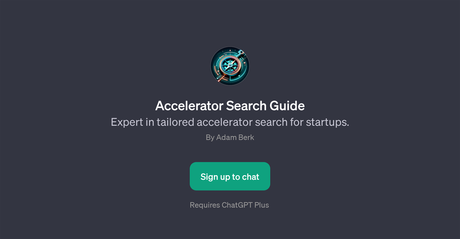 Accelerator Search Guide website