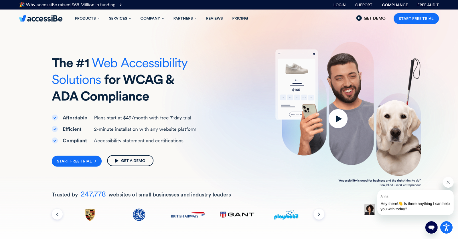 accessiBe website