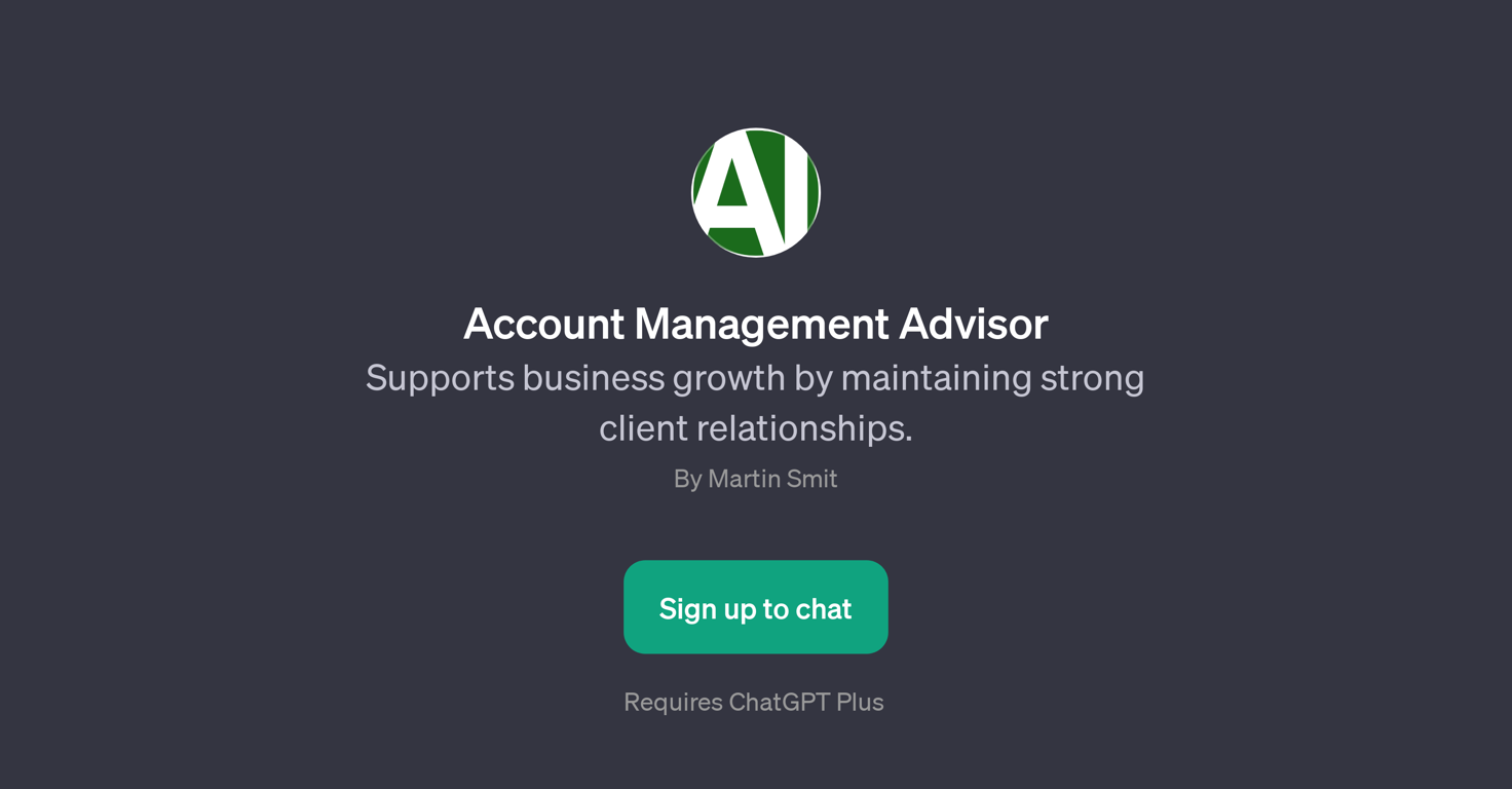 Account Management Advisor website