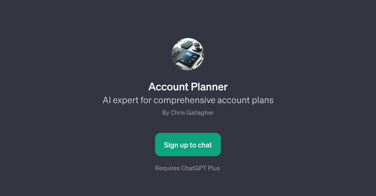 Account Planner website