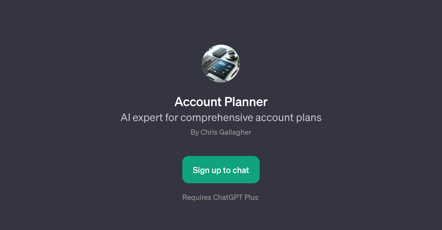 Account Planner website