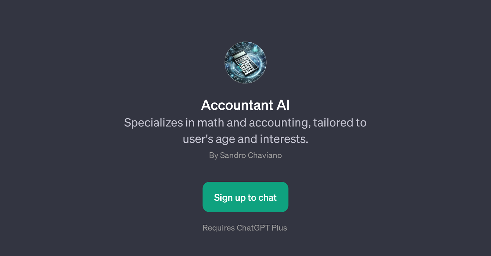Accountant AI website