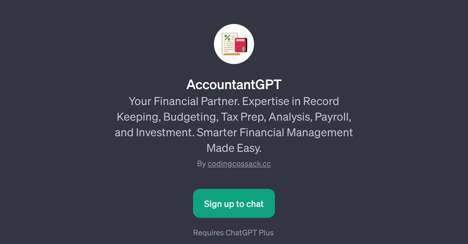 AccountantGPT website