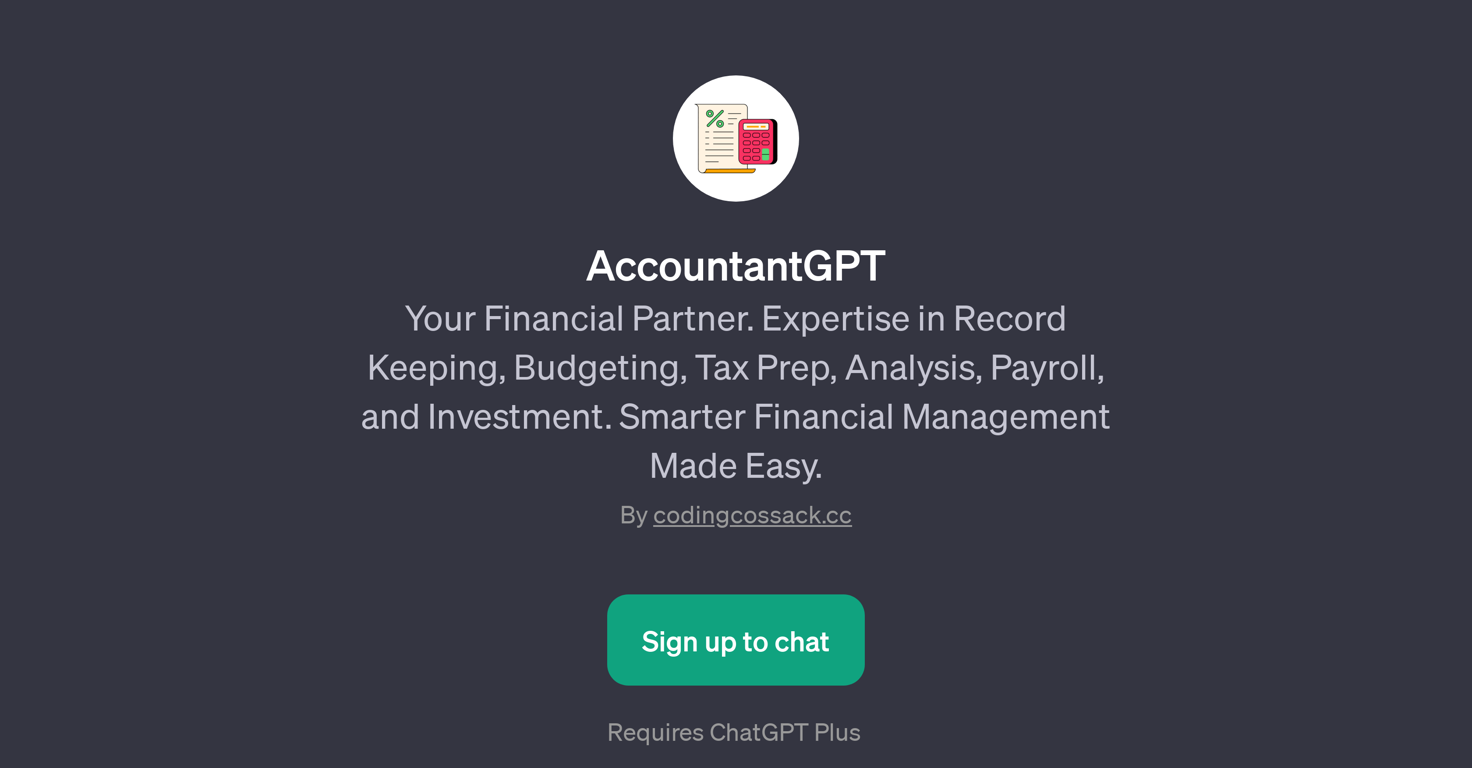 AccountantGPT website