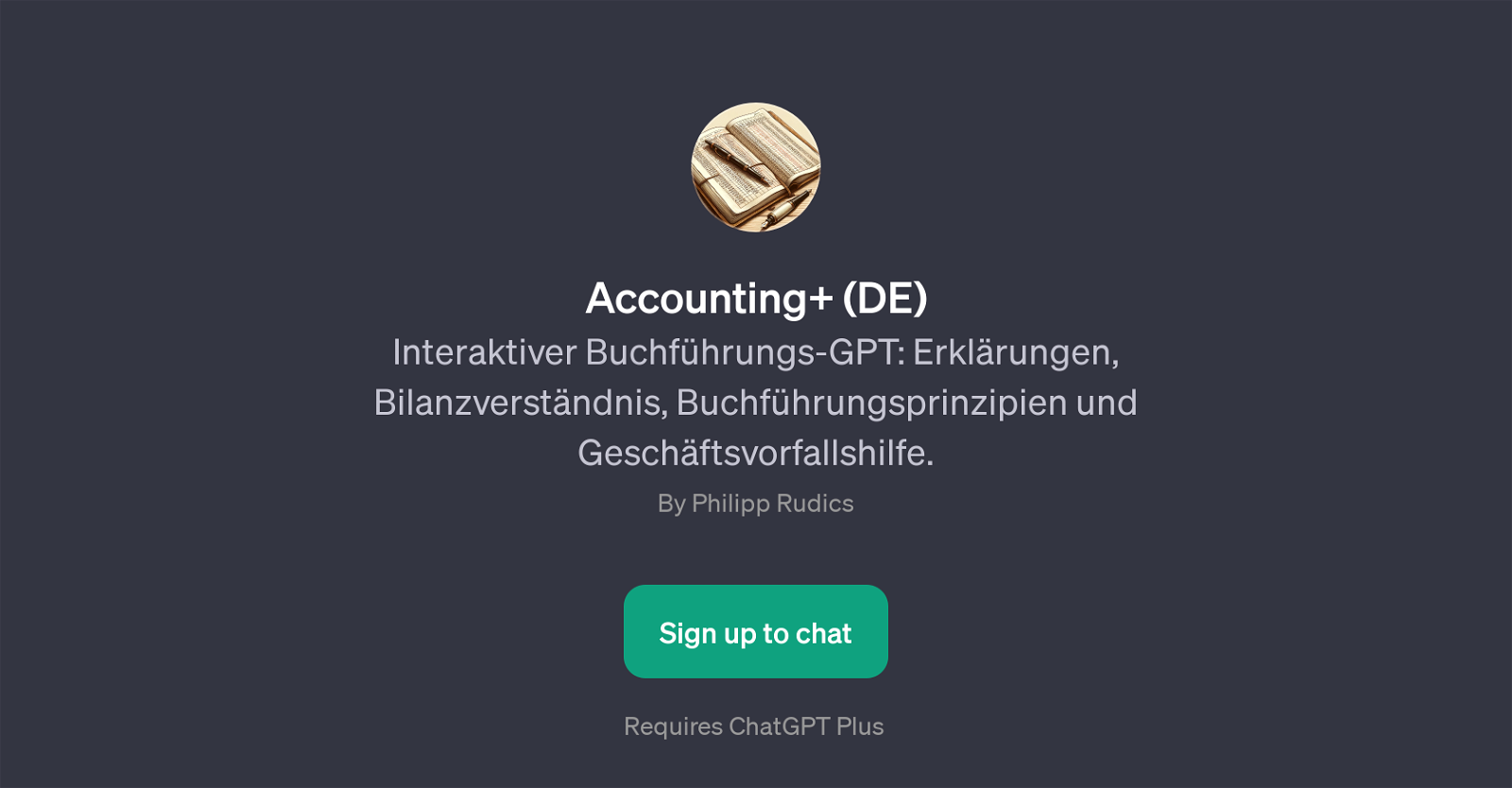 Accounting+ (DE) website