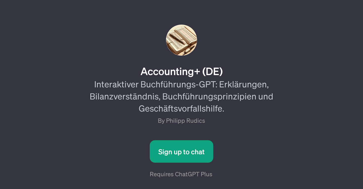 Accounting+ (DE) website