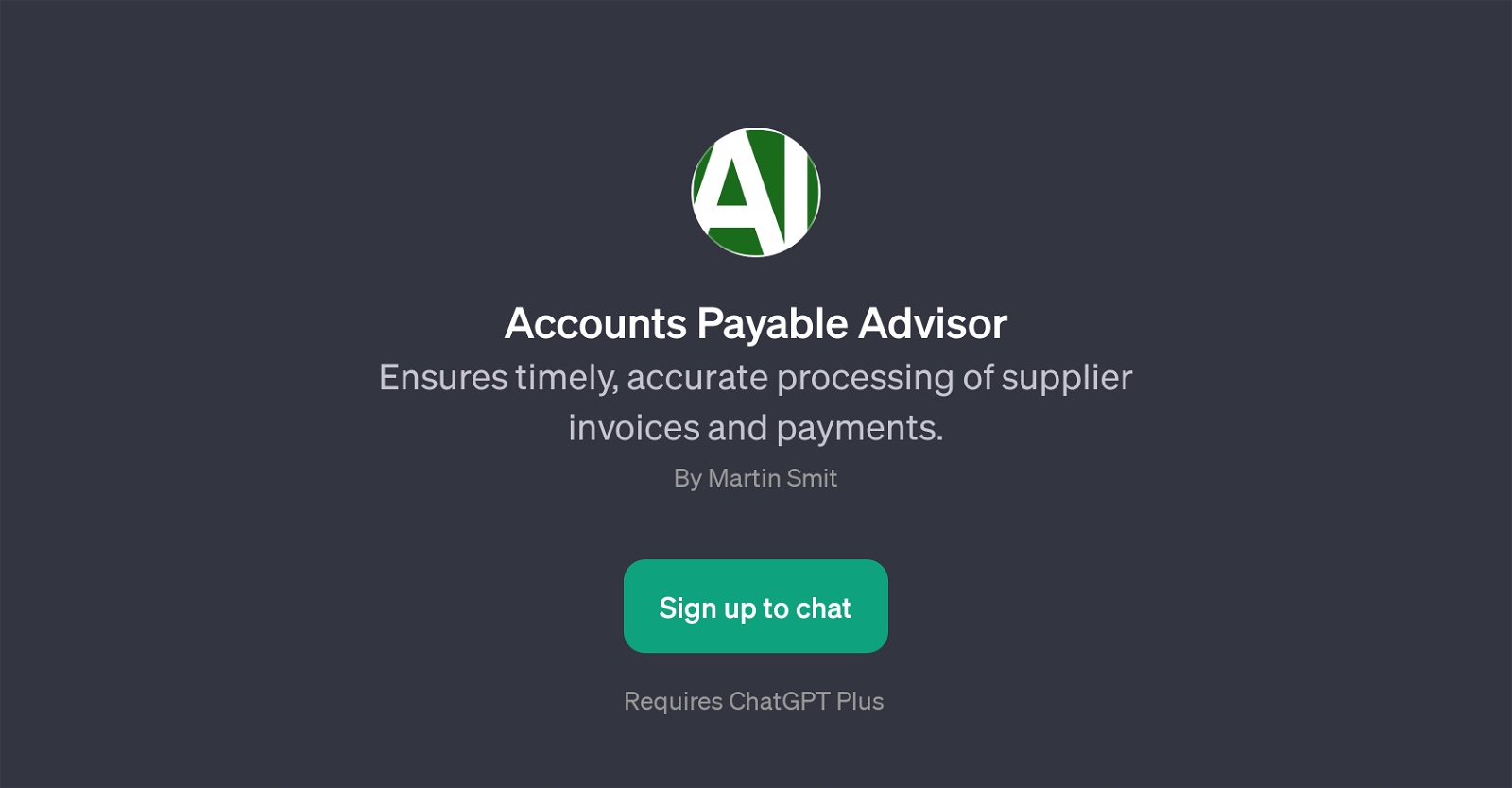 Accounts Payable Advisor website