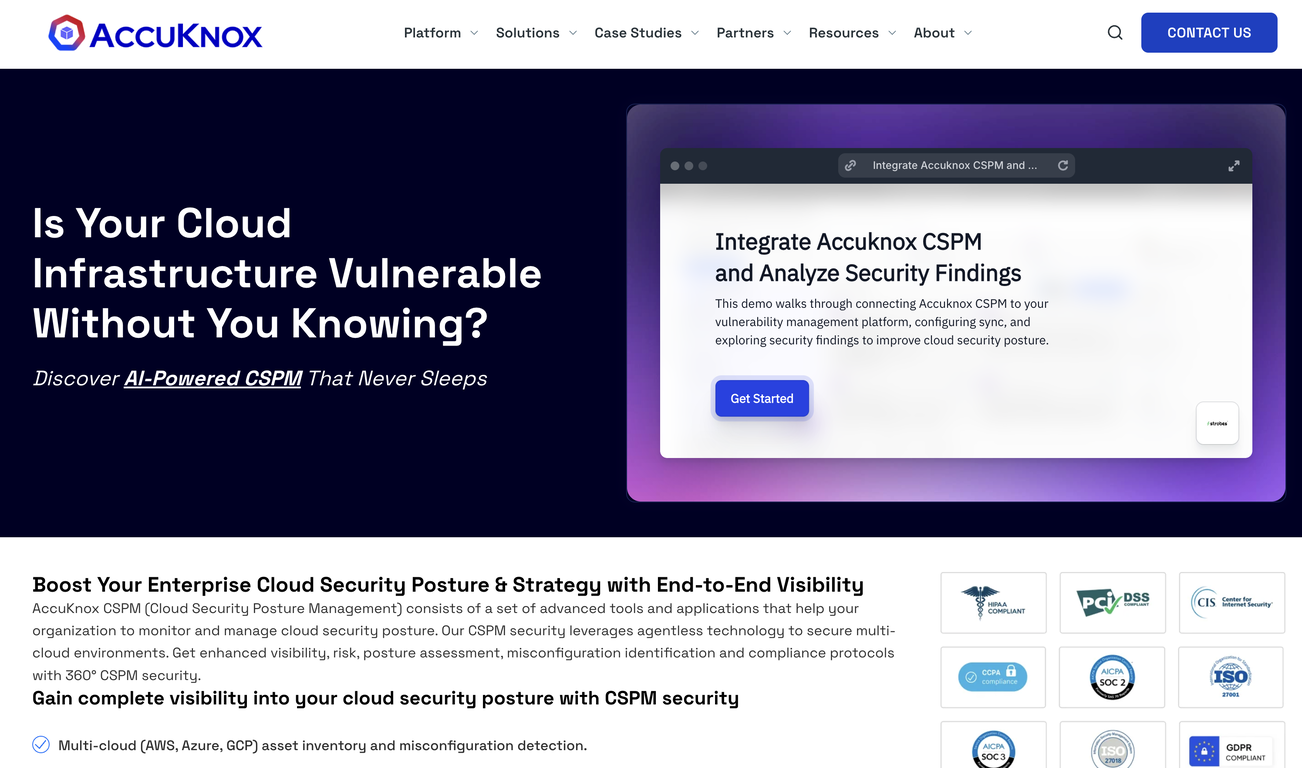 Accuknox website