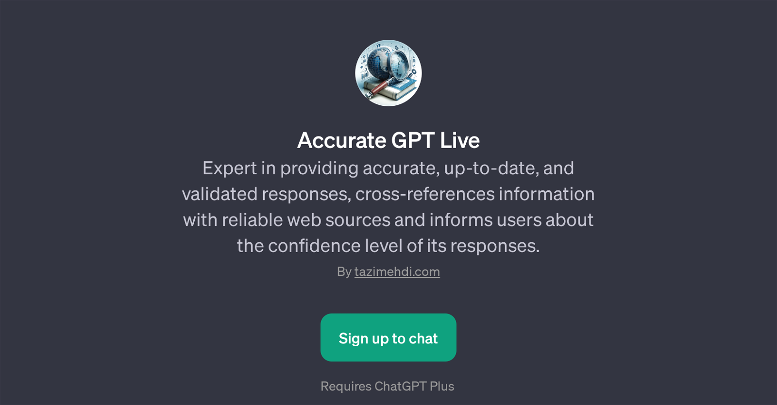 Accurate GPT Live website