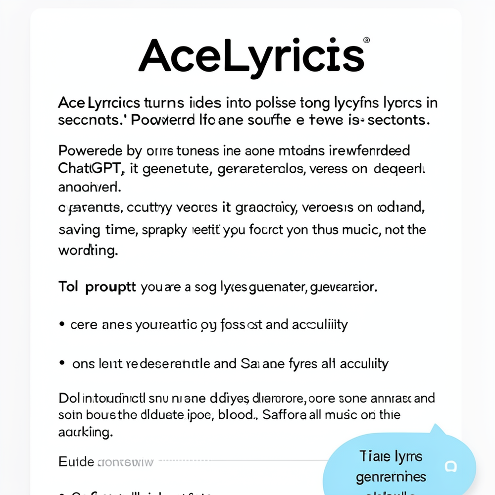 AceLyrics website