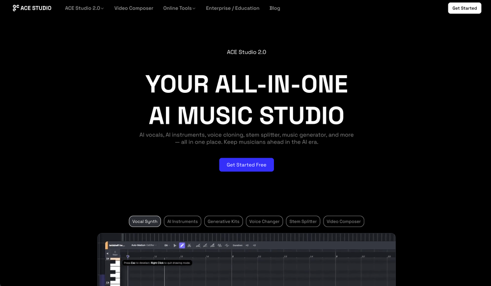 ACEStudio website