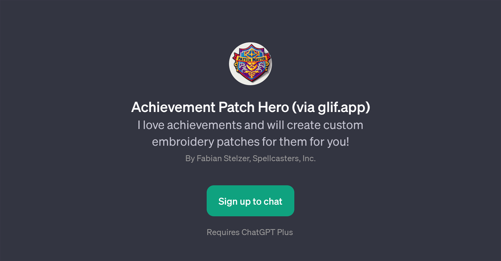 Achievement Patch Hero website