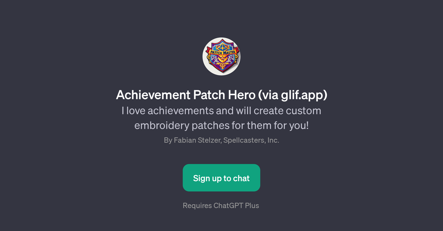 Achievement Patch Hero website