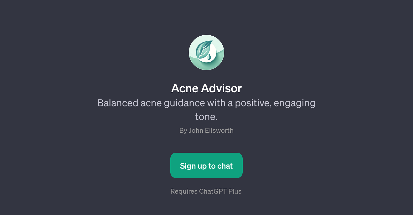 Acne Advisor website