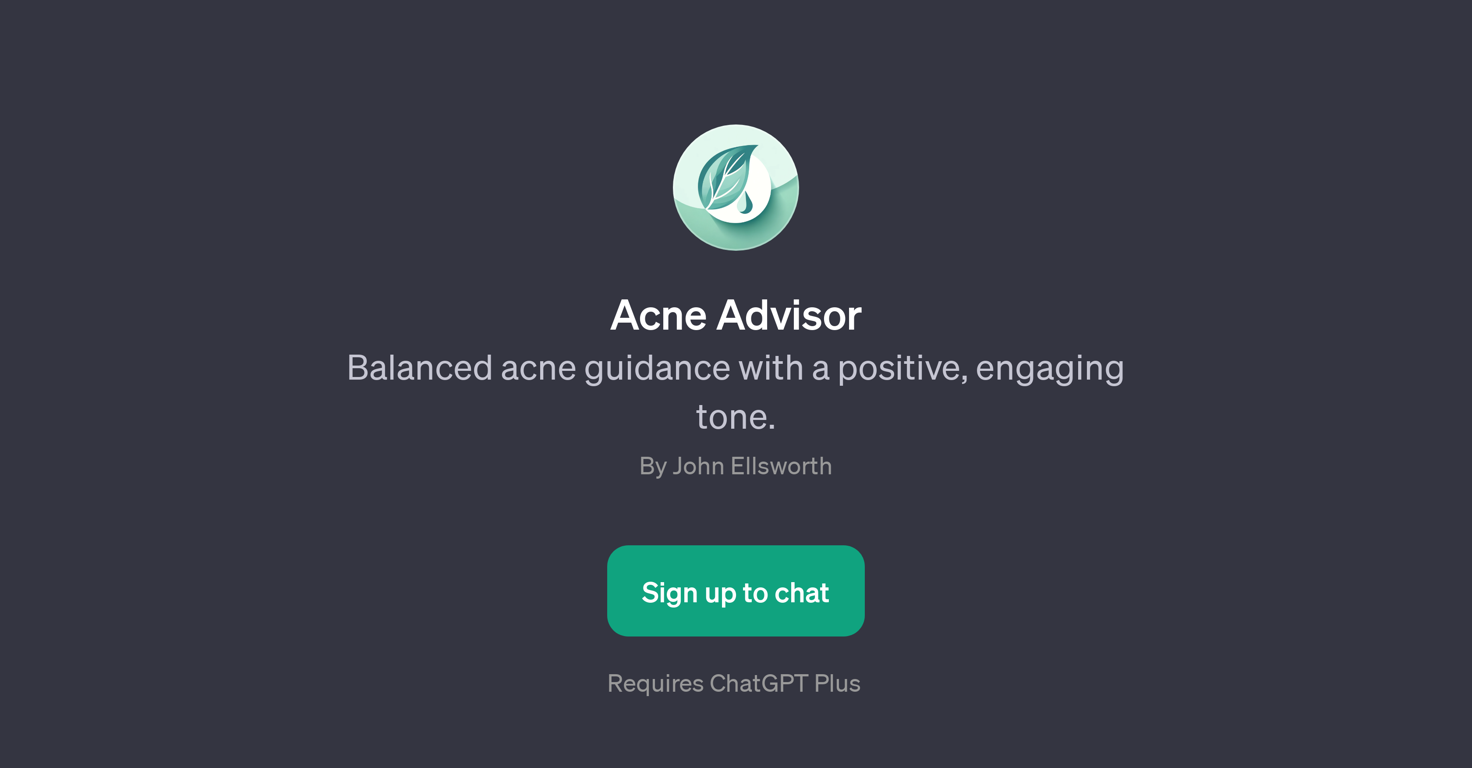 Acne Advisor website