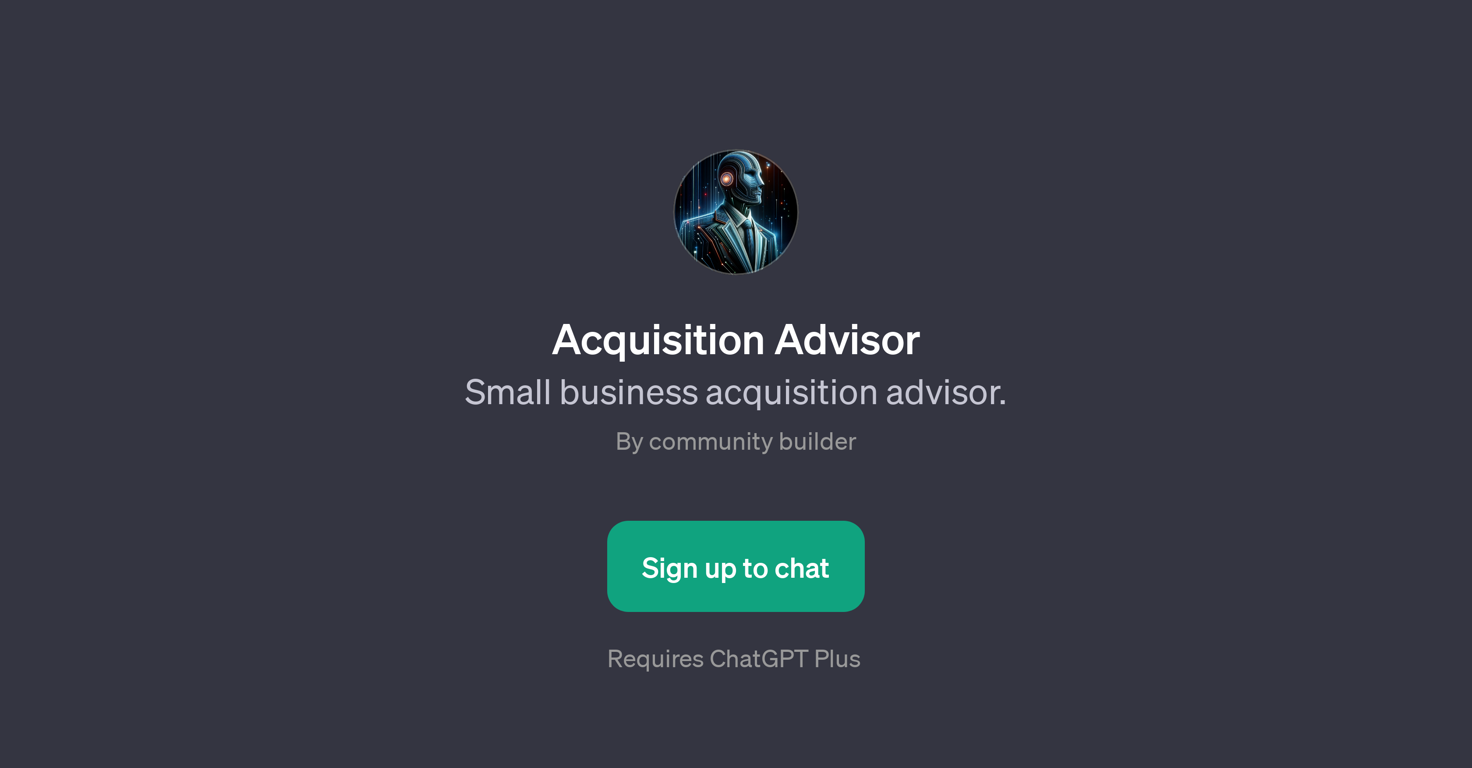 Acquisition Advisor website
