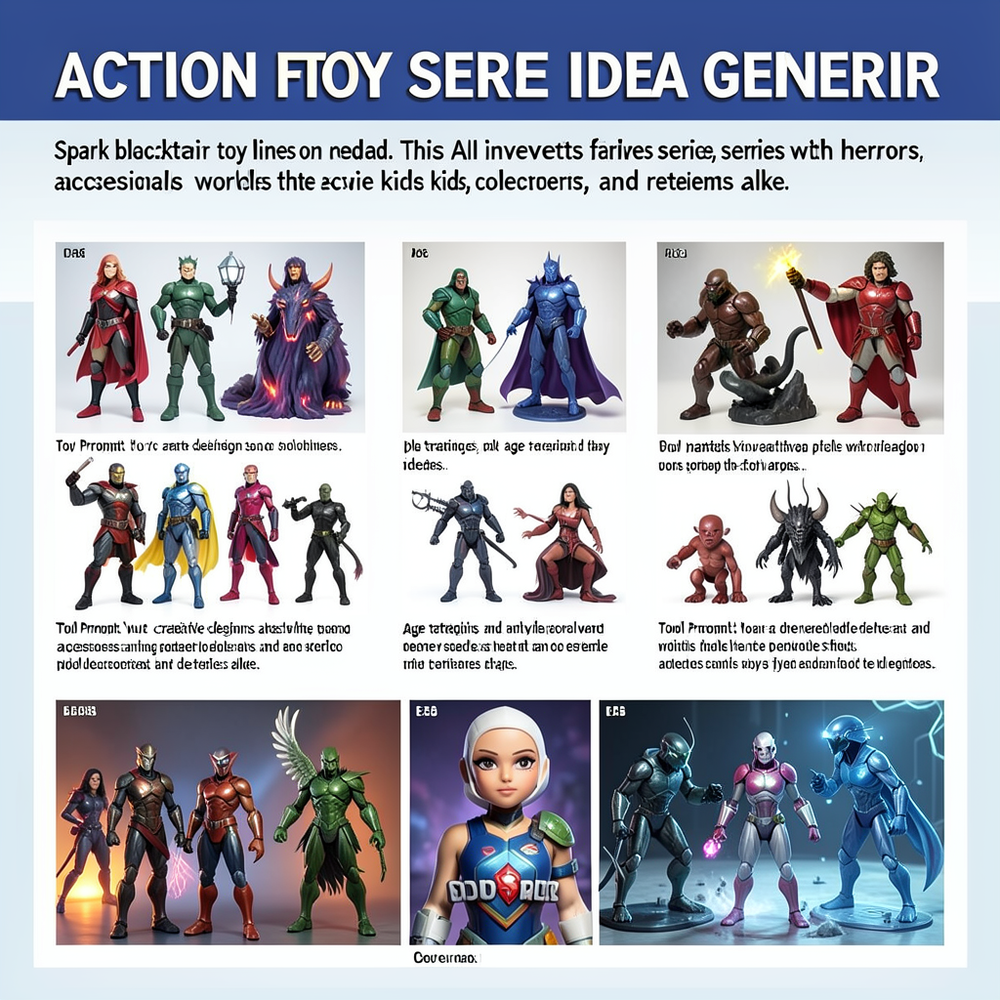 action figure toy series idea gener website