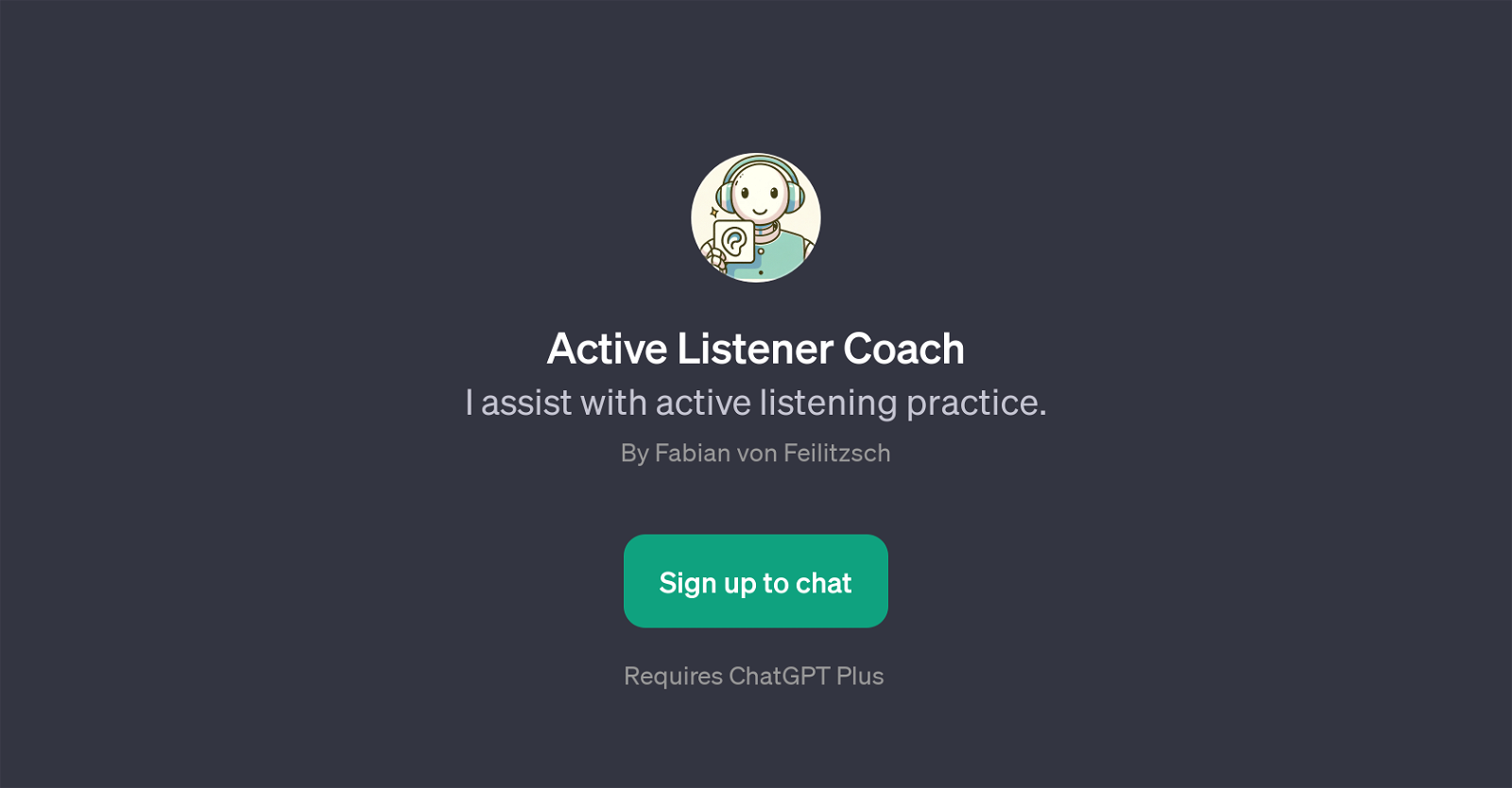Active Listener Coach website