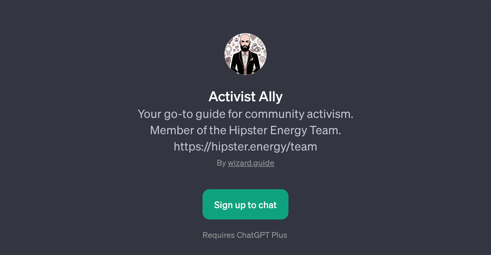 Activist Ally website