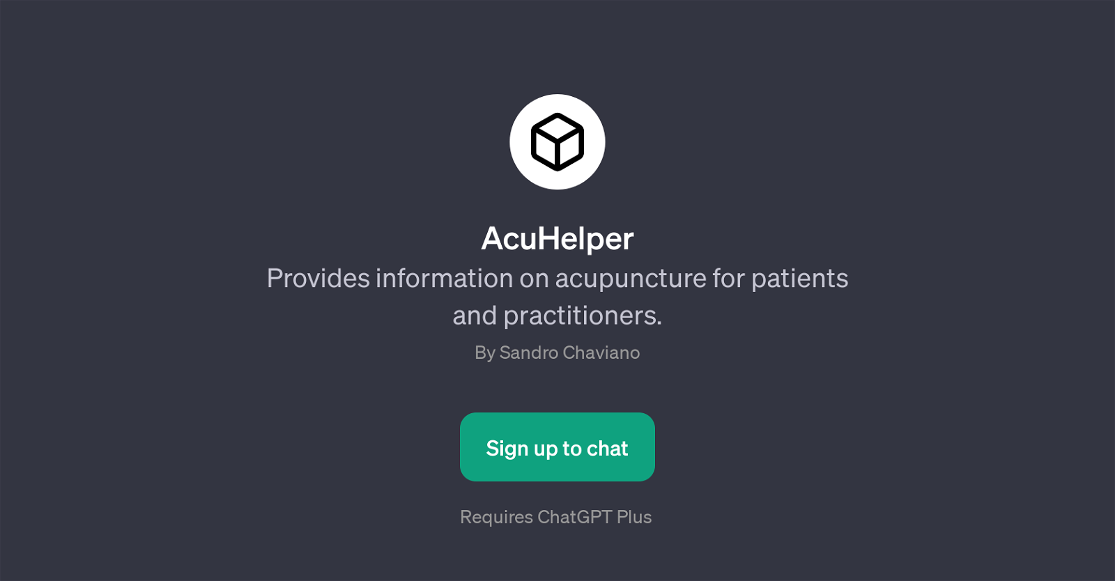 AcuHelper website