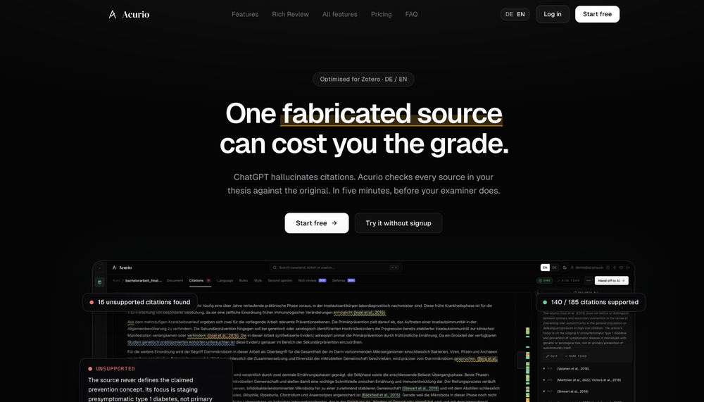 Acurio website