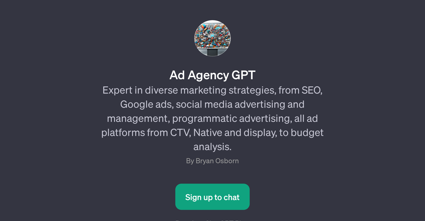 Ad Agency GPT website