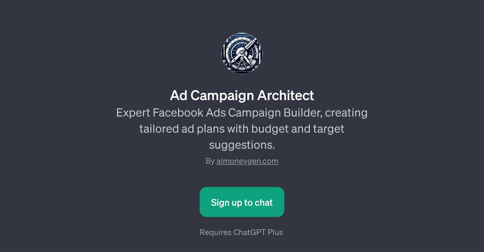 Ad Campaign Architect website