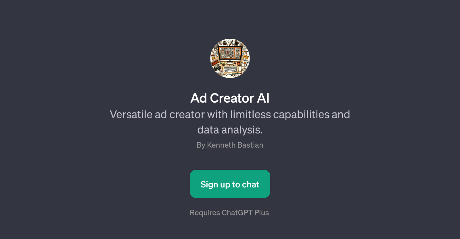 Ad Creator AI website