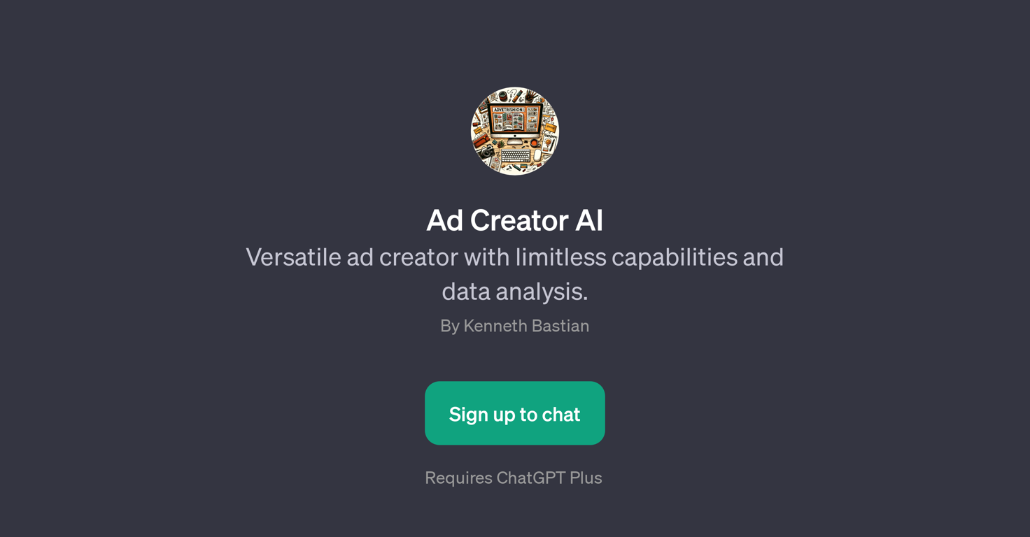 Ad Creator AI website