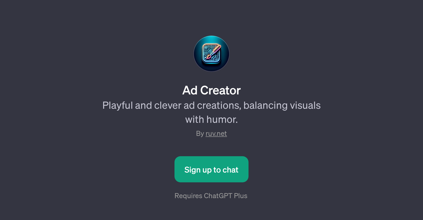 Ad Creator website