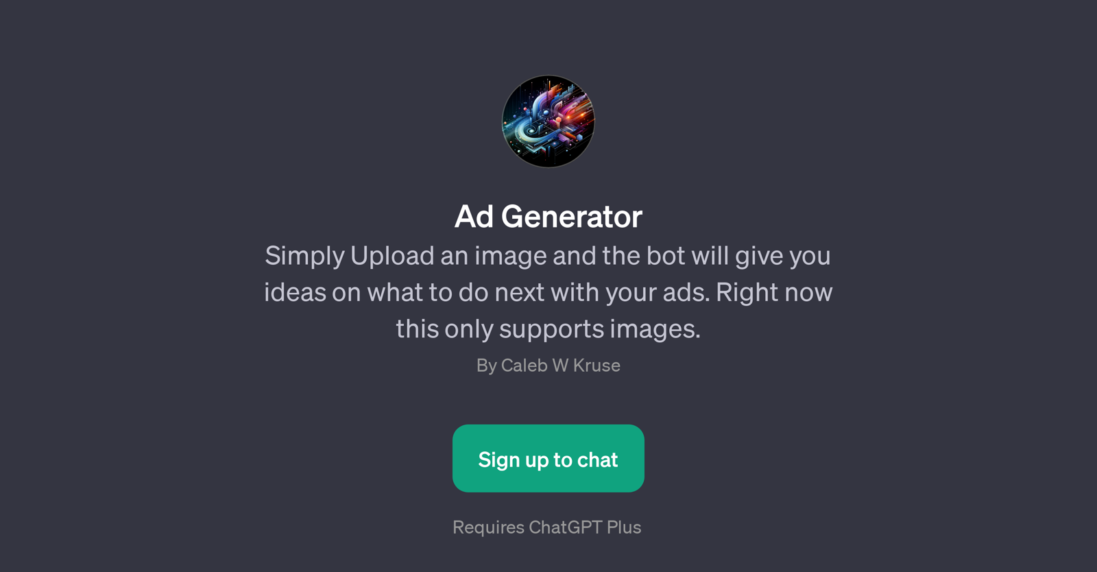Ad Generator website