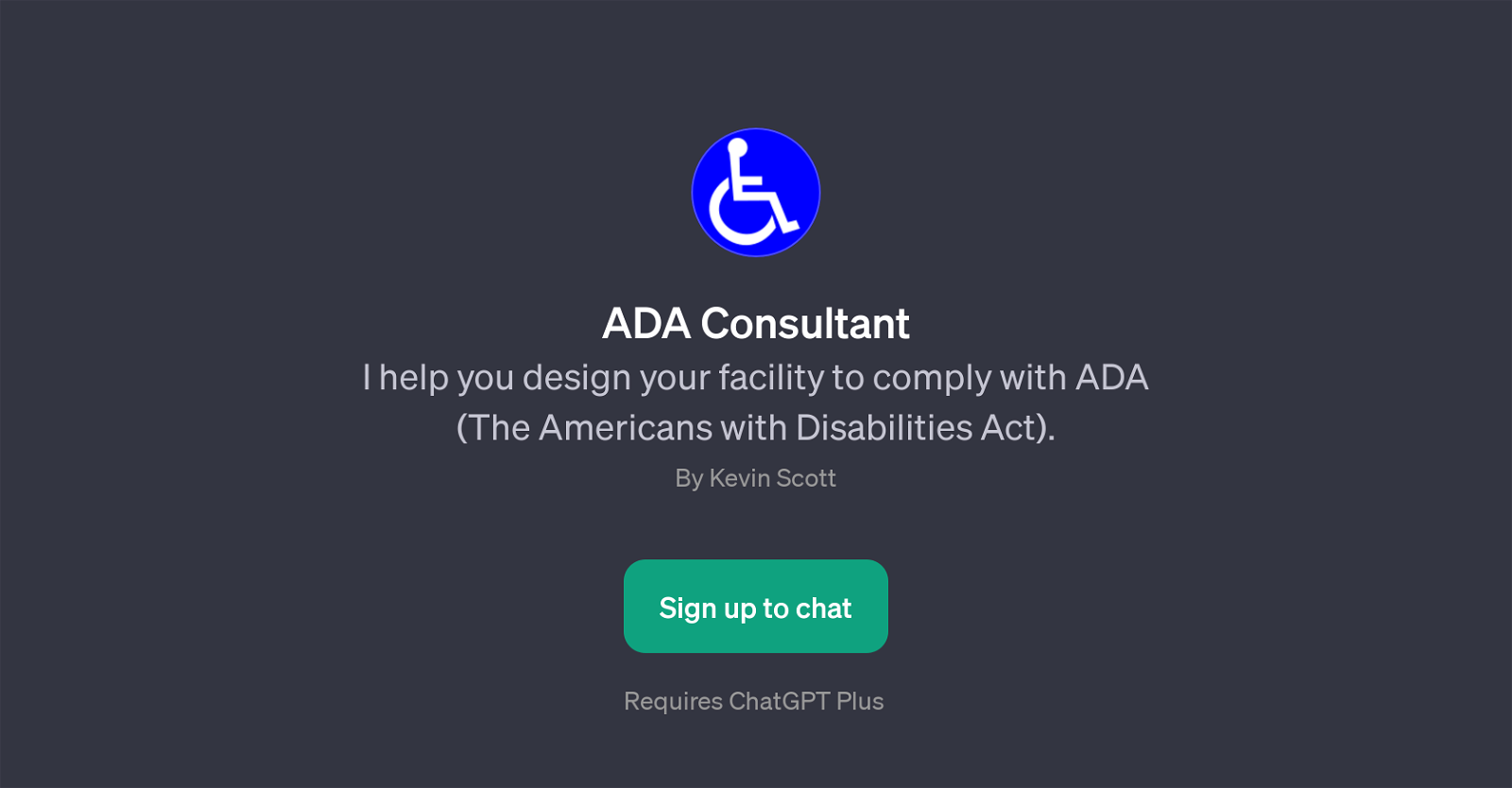 ADA Consultant website